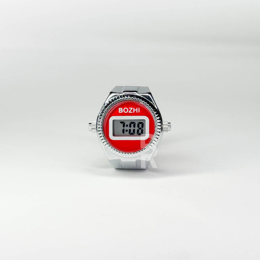 DIGITALE RING | SILVER RED - Bozhirings