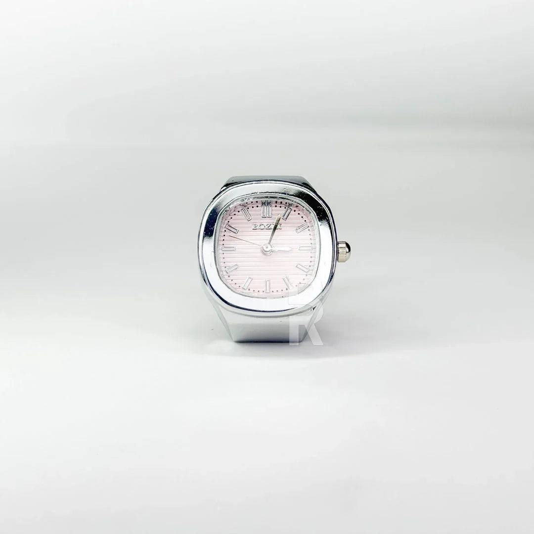 NAUTILUS RING | SILVER PINK - Bozhirings