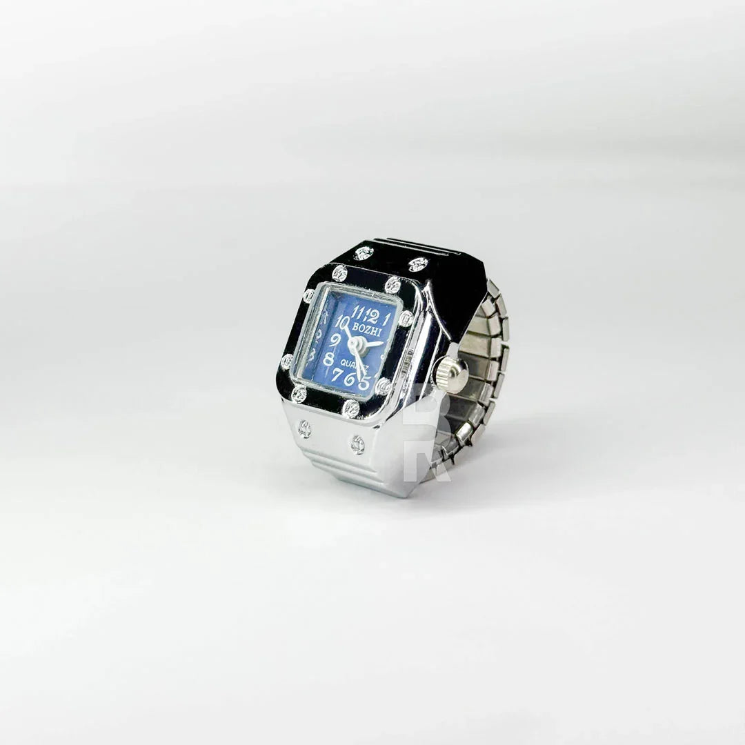 SANTOS RING | SILVER BLUE - Bozhirings