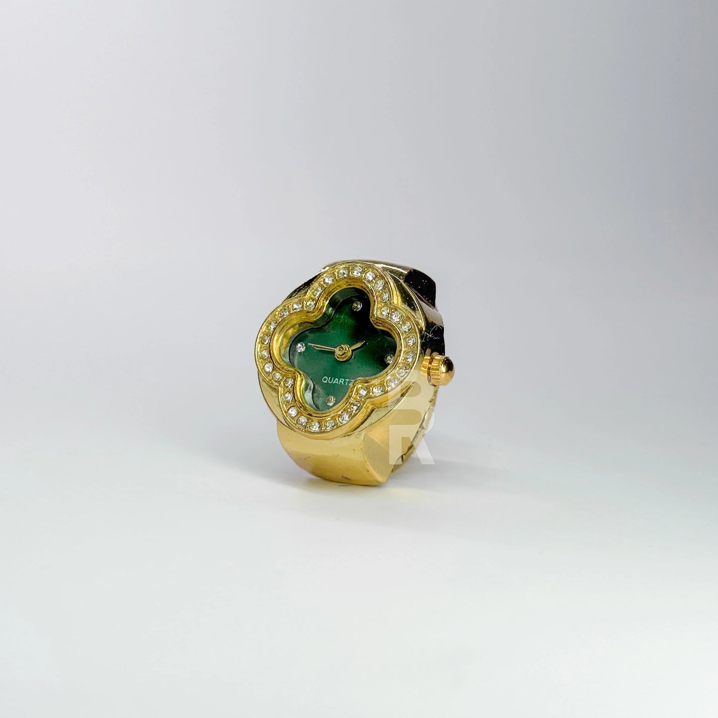 CLEEF RING | GOLD GREEN - Bozhirings