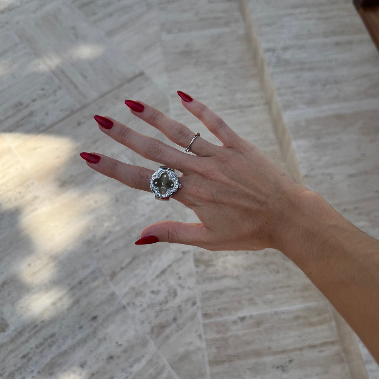 CLEEF RING | SILVER BLACK