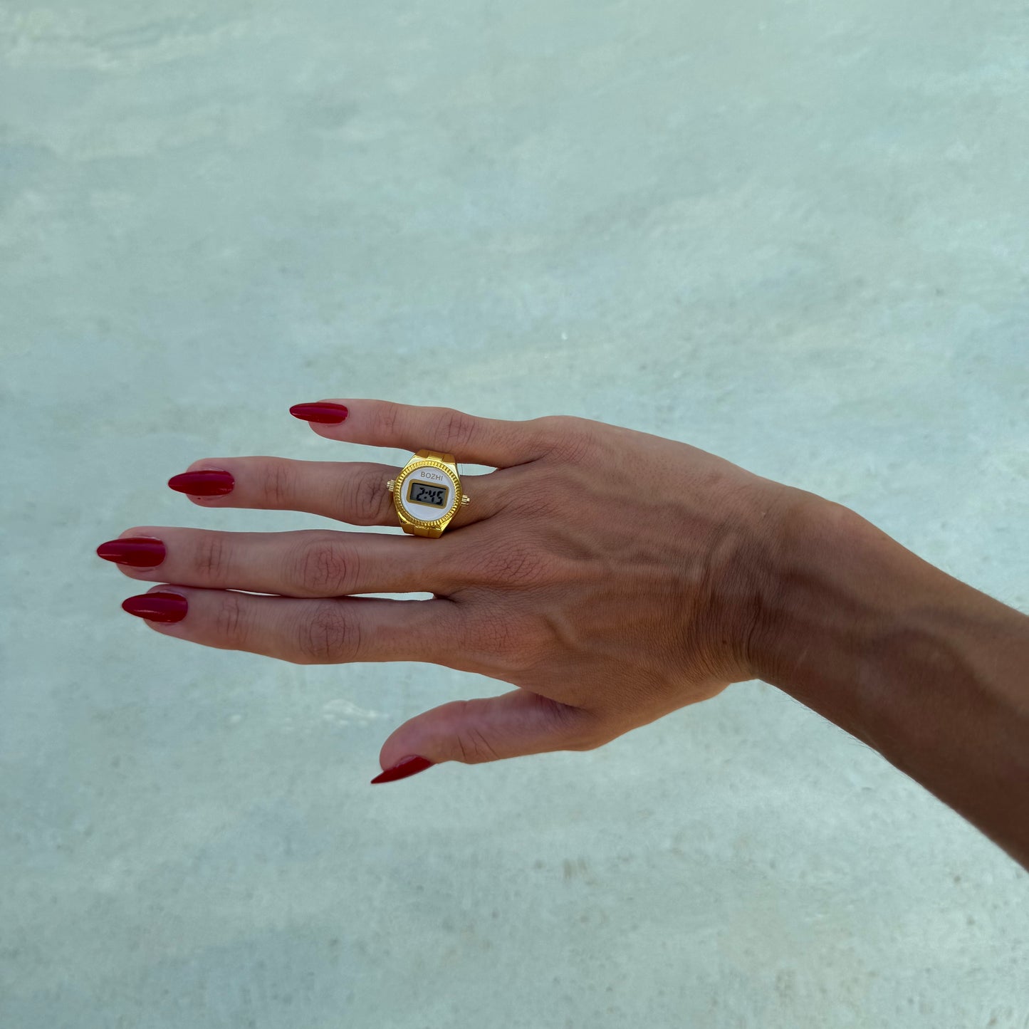 DIGITALE RING | GOLD WHITE