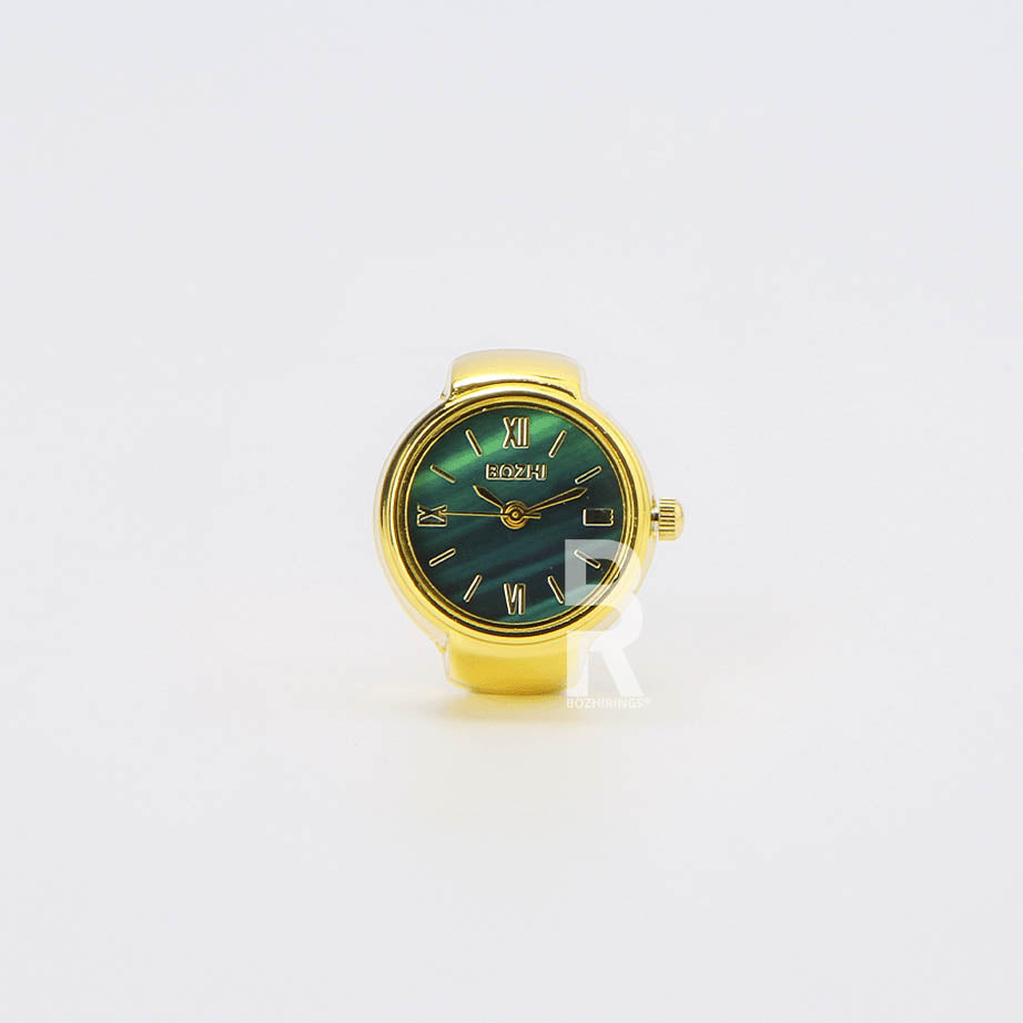 NOVARA RING | GOLD GREEN