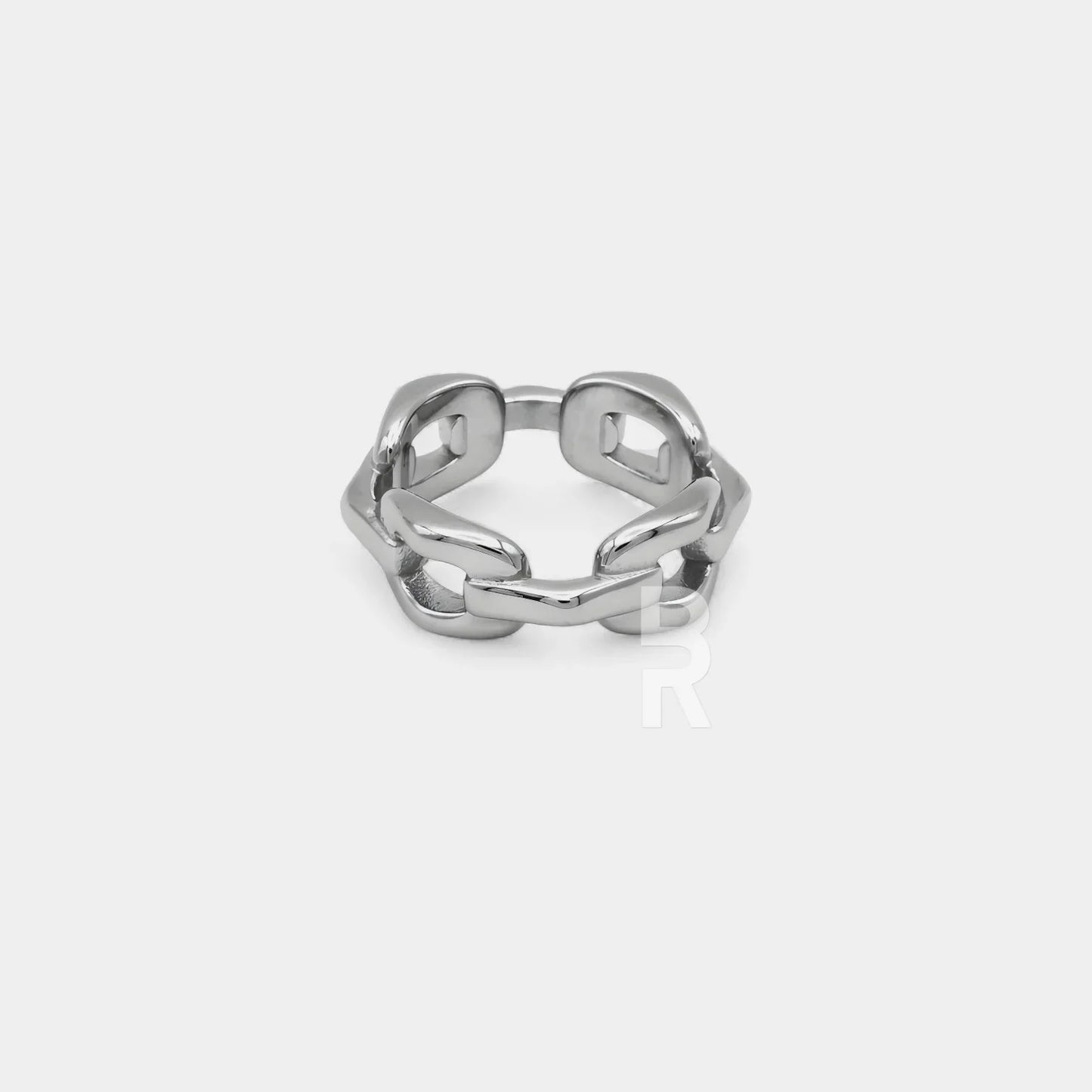 LINKED RING | SILVER - Bozhirings