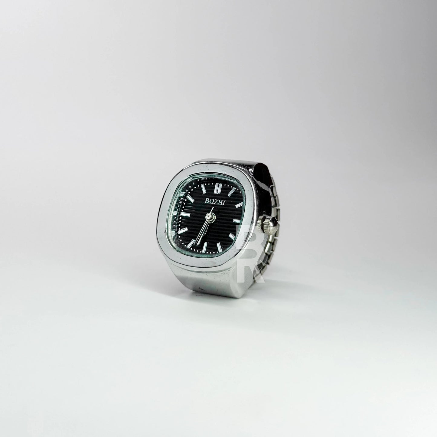 NAUTILUS RING | SILVER BLACK - Bozhirings