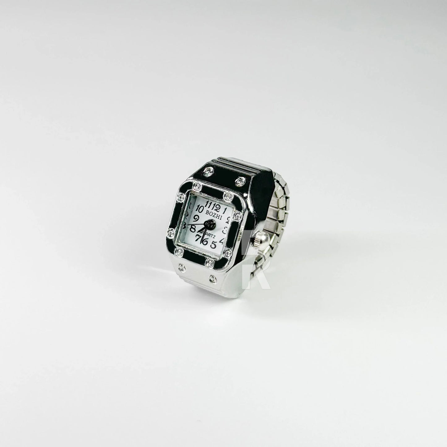 SANTOS RING | SILVER WHITE - Bozhirings
