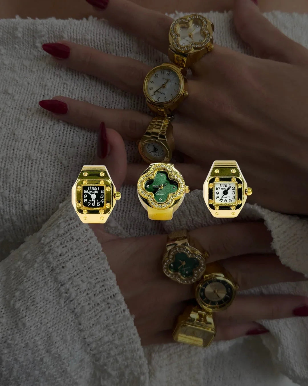 GOLD RINGS - Bozhirings