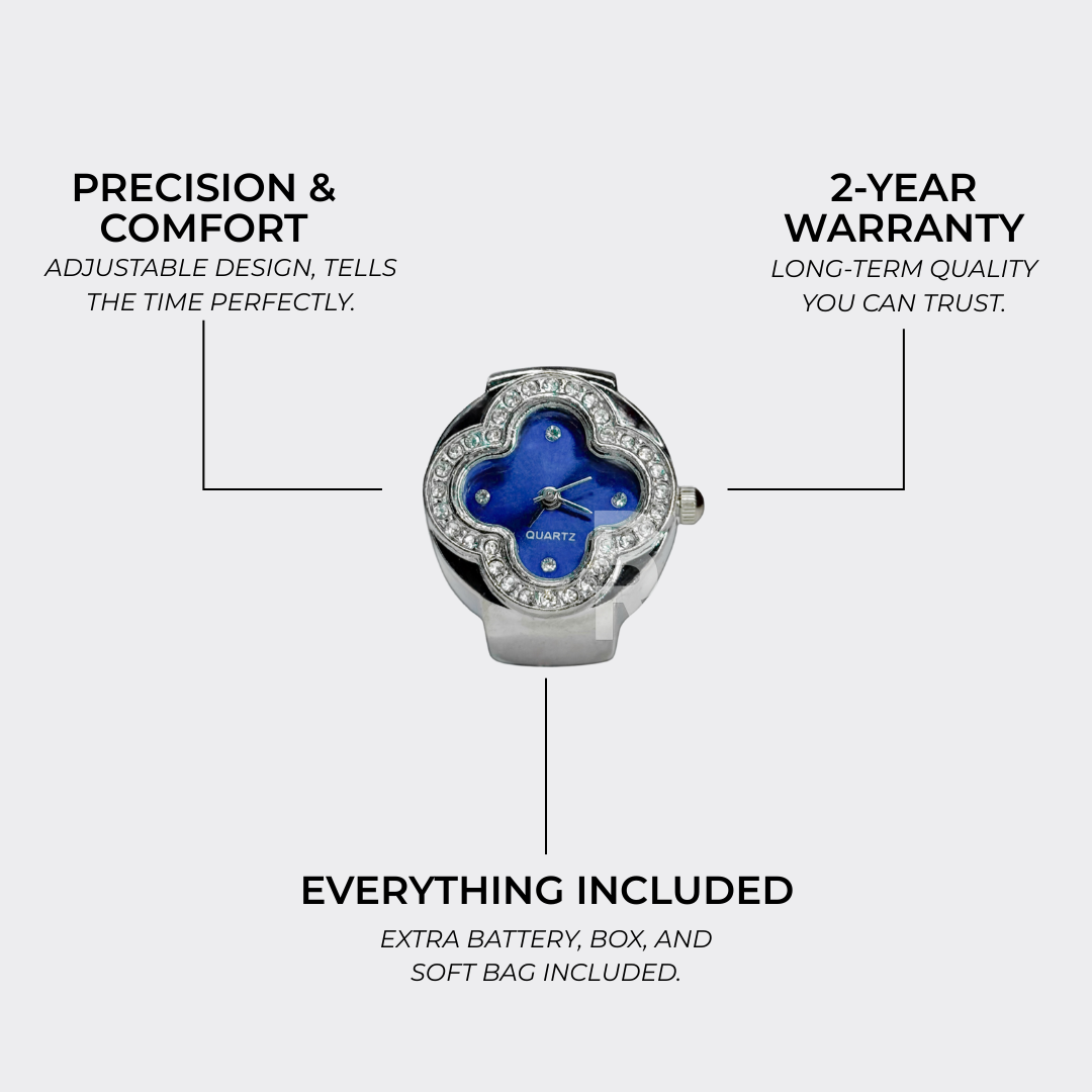 CLEEF RING | SILVER BLUE