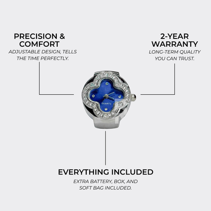 CLEEF RING | SILVER BLUE