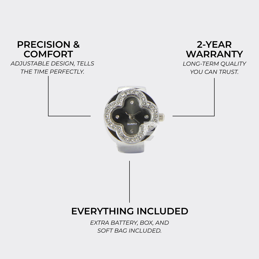 CLEEF RING | SILVER BLACK