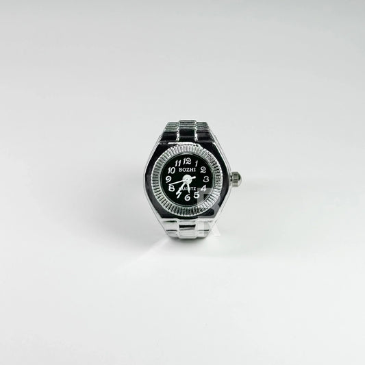 MILANO RING | SILVER BLACK - Bozhirings