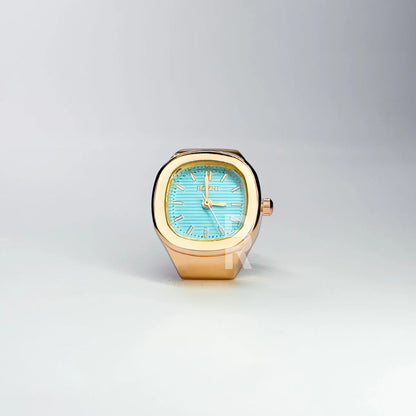 NAUTILUS RING | ROSE BLUE - Bozhirings