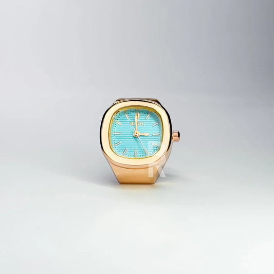 NAUTILUS RING | ROSE BLUE - Bozhirings