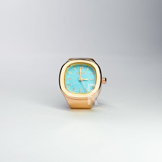 NAUTILUS RING | ROSE BLUE