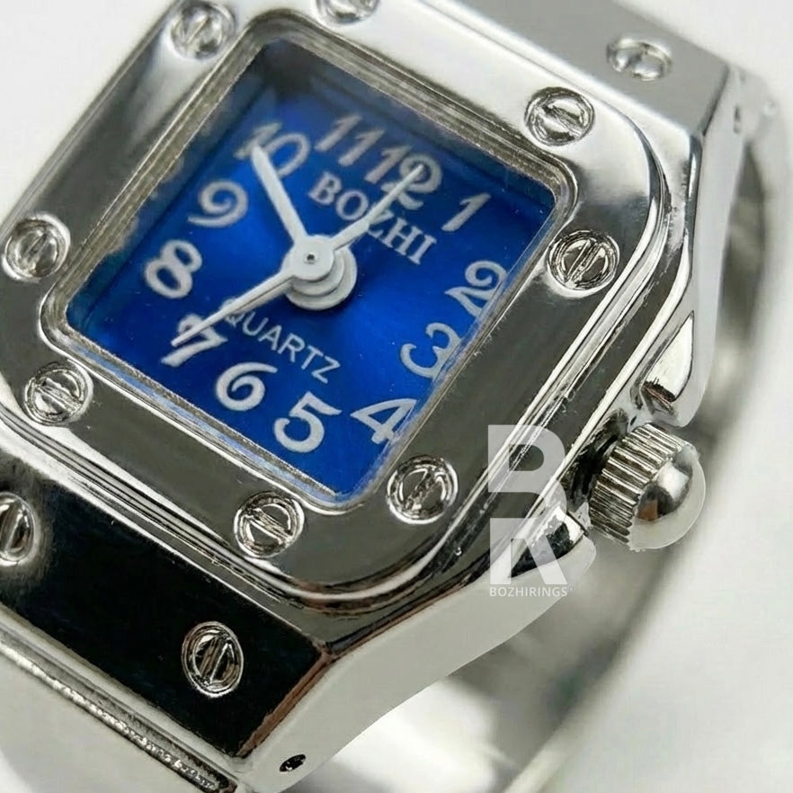 SANTOS RING | SILVER BLUE