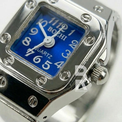 SANTOS RING | SILVER BLUE