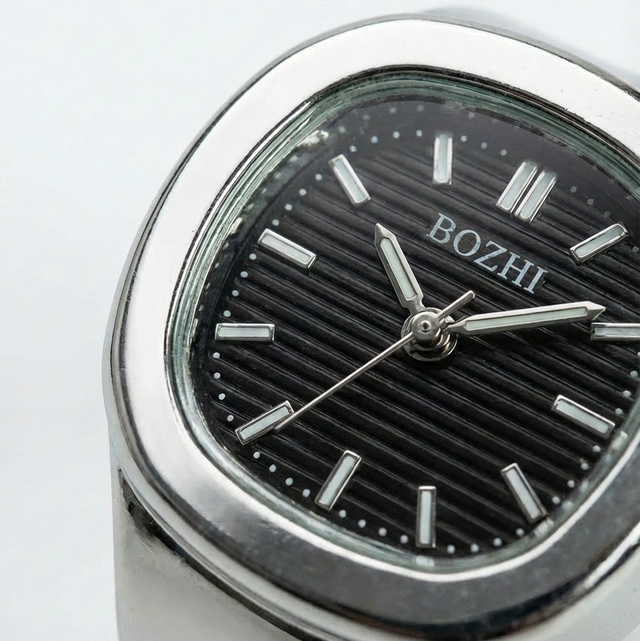 NAUTILUS RING | SILVER BLACK – Bozhirings