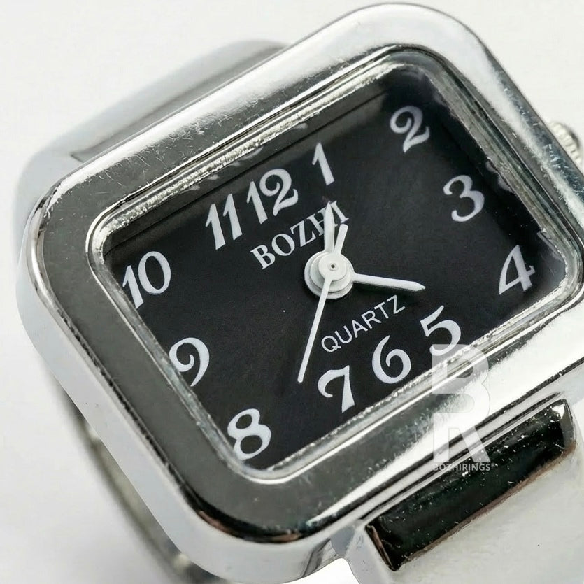 VINTAGE RING I SILVER BLACK