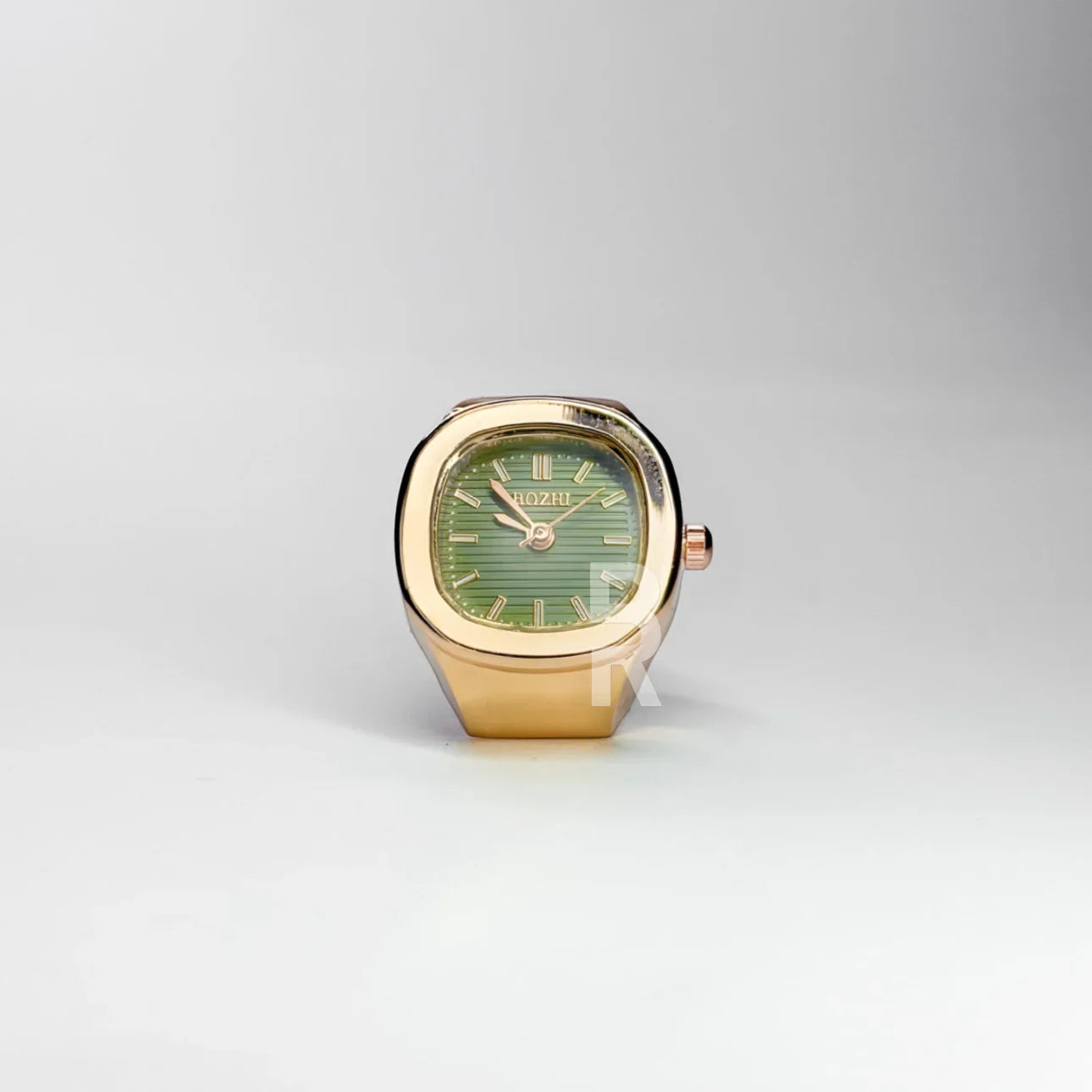 NAUTILUS RING | ROSE GREEN - Bozhirings