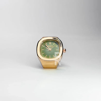 NAUTILUS RING | ROSE GREEN - Bozhirings