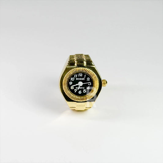 MILANO RING | GOLD BLACK - Bozhirings