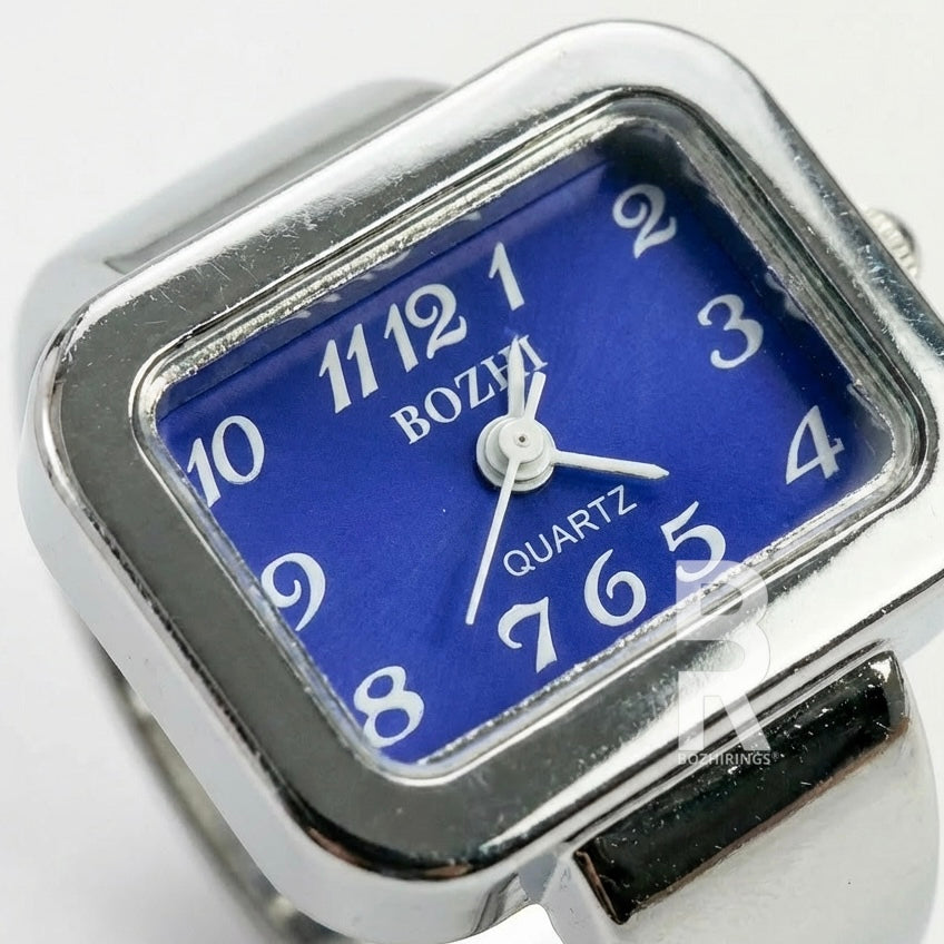 VINTAGE RING I SILVER BLUE