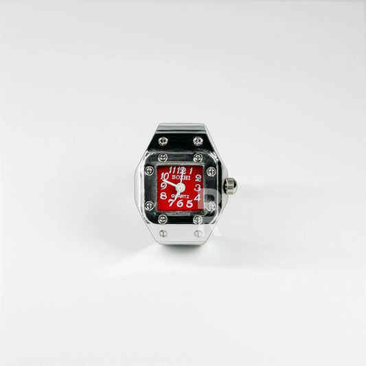 SANTOS RING | SILVER RED - Bozhirings