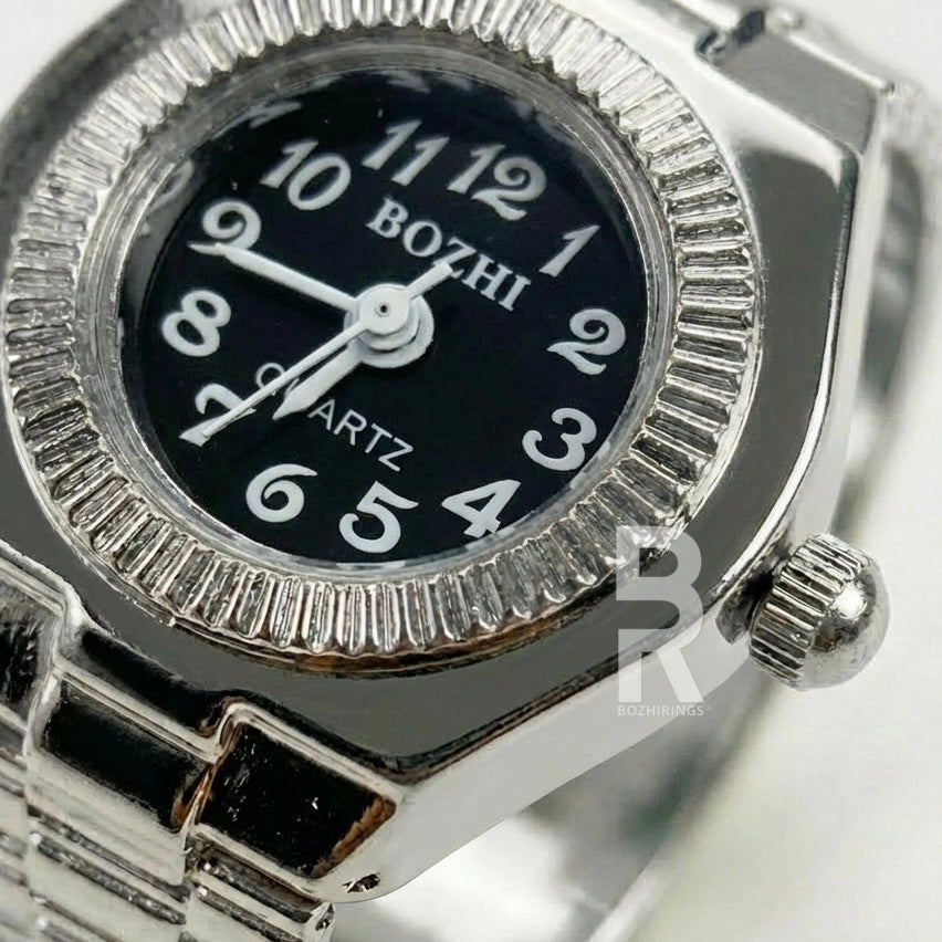 MILANO RING | SILVER BLACK