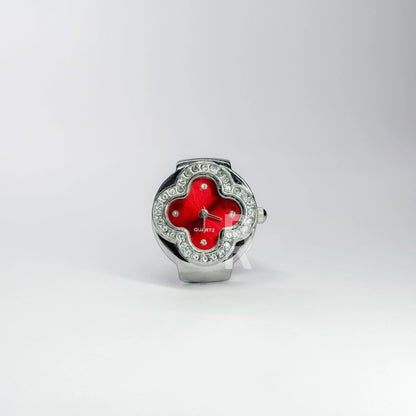 CLEEF RING | SILVER RED - Bozhirings