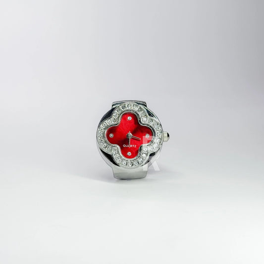CLEEF RING | SILVER RED - Bozhirings
