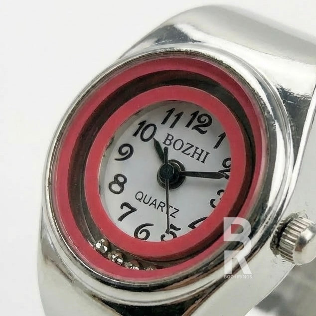 MOVEMENT RING | SILVER PINK