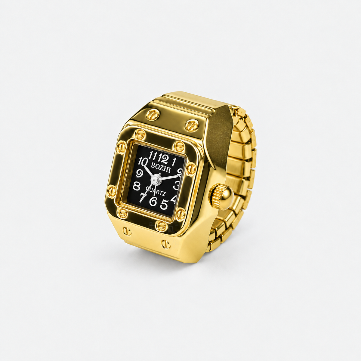 SANTOS RING | GOLD BLACK