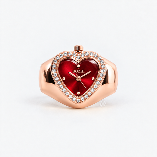 HEART RING | ROSE RED