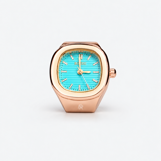 NAUTILUS RING | ROSE BLUE