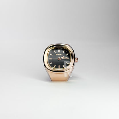 NAUTILUS RING | ROSE BLACK