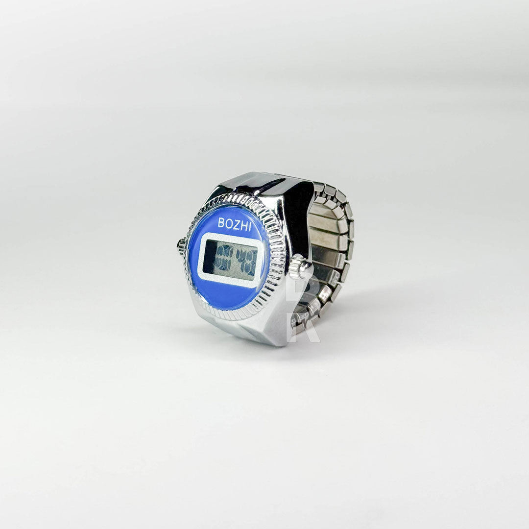 DIGITALE RING | SILVER BLUE - Bozhirings