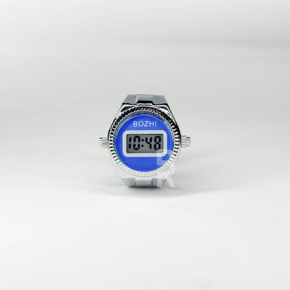DIGITALE RING | SILVER BLUE - Bozhirings
