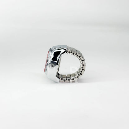 DIGITALE RING | SILVER RED - Bozhirings
