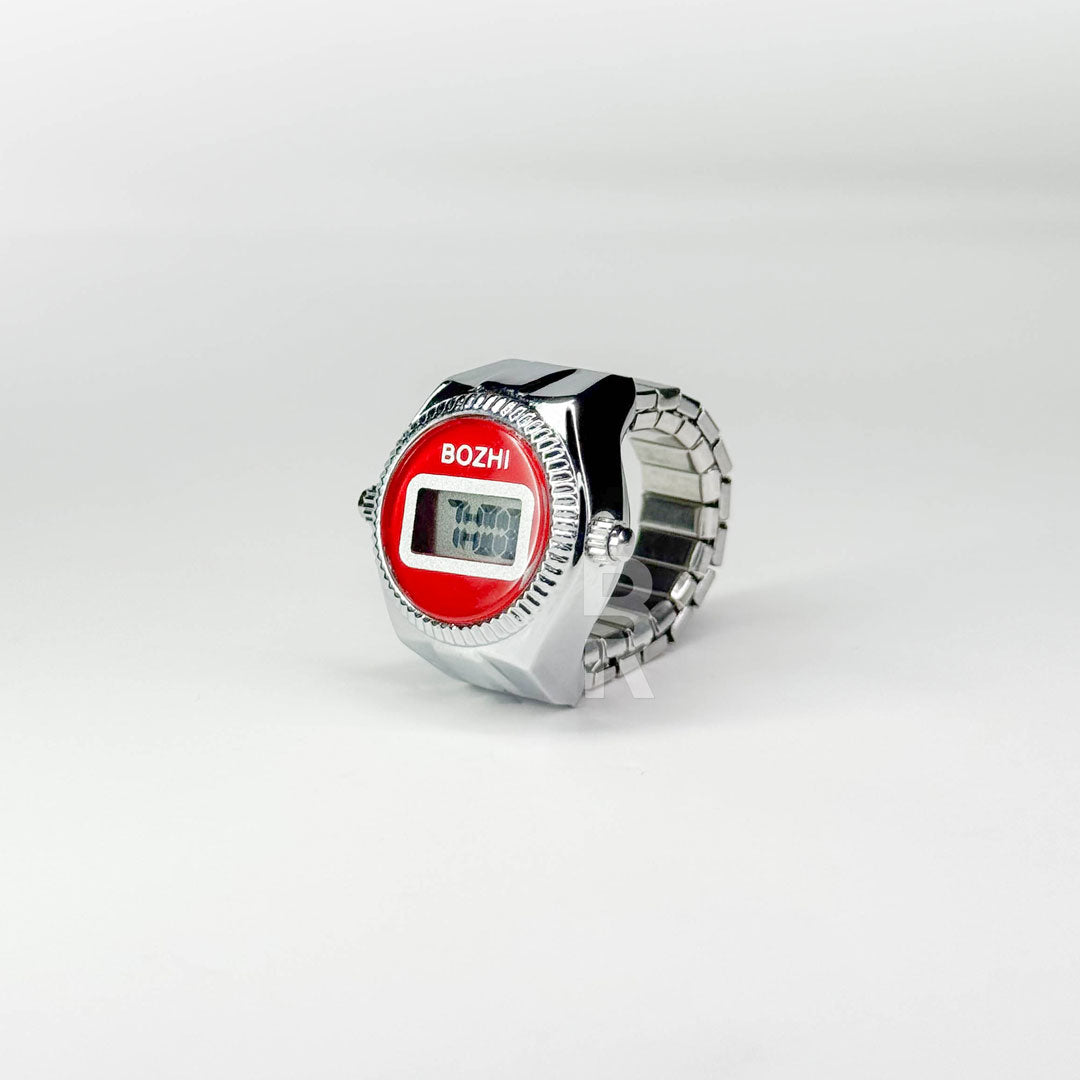 DIGITALE RING | SILVER RED - Bozhirings