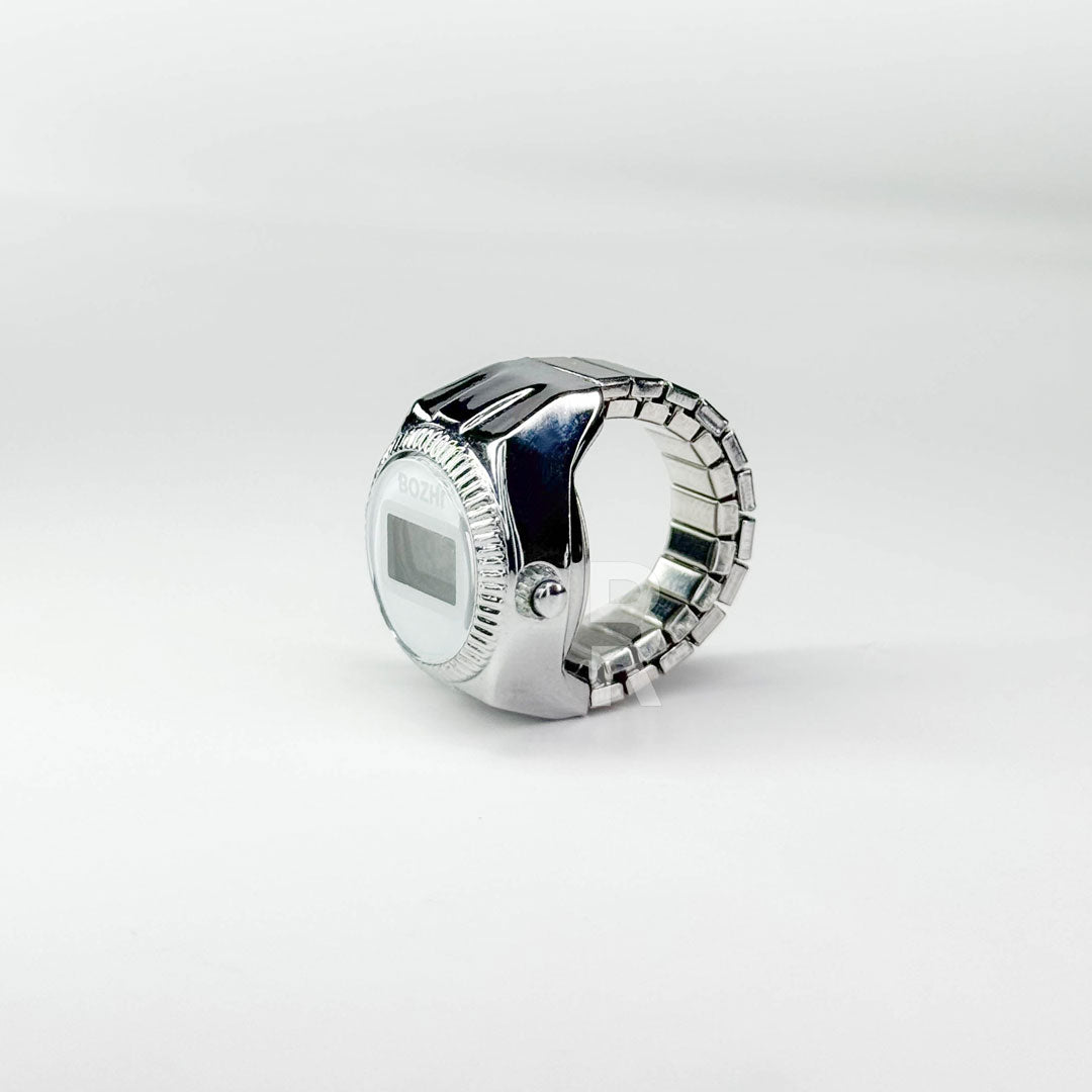 DIGITALE RING | SILVER WHITE - Bozhirings