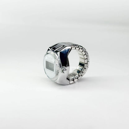 DIGITALE RING | SILVER WHITE - Bozhirings