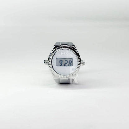DIGITALE RING | SILVER WHITE - Bozhirings