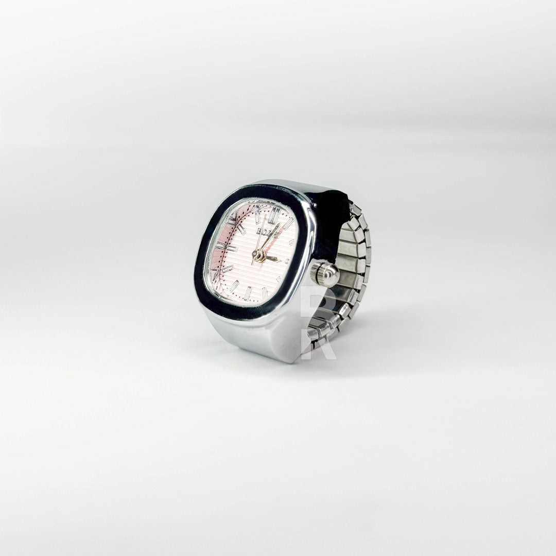 NAUTILUS RING | SILVER PINK