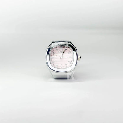 NAUTILUS RING | SILVER PINK - Bozhirings