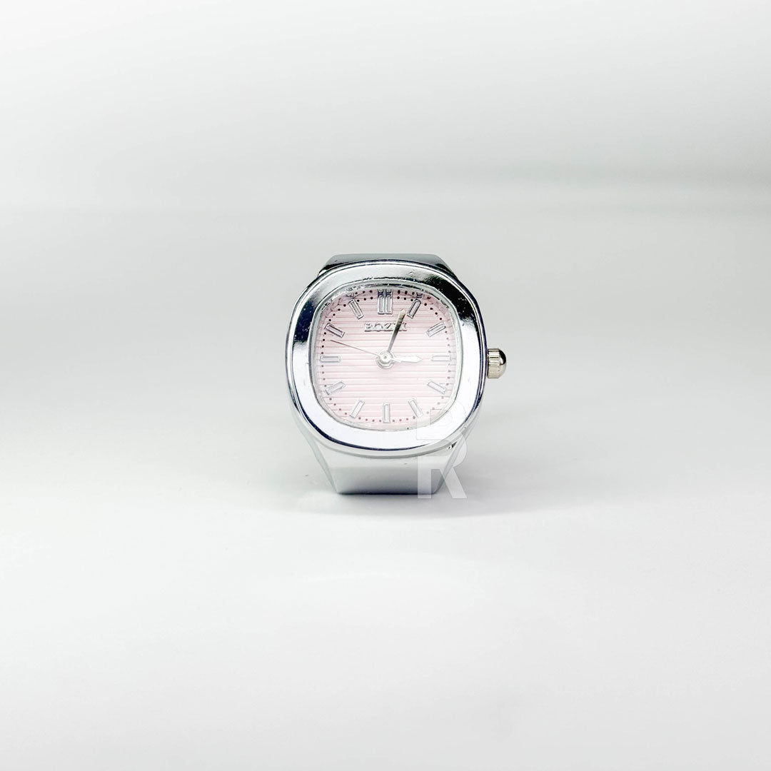 NAUTILUS RING | SILVER PINK