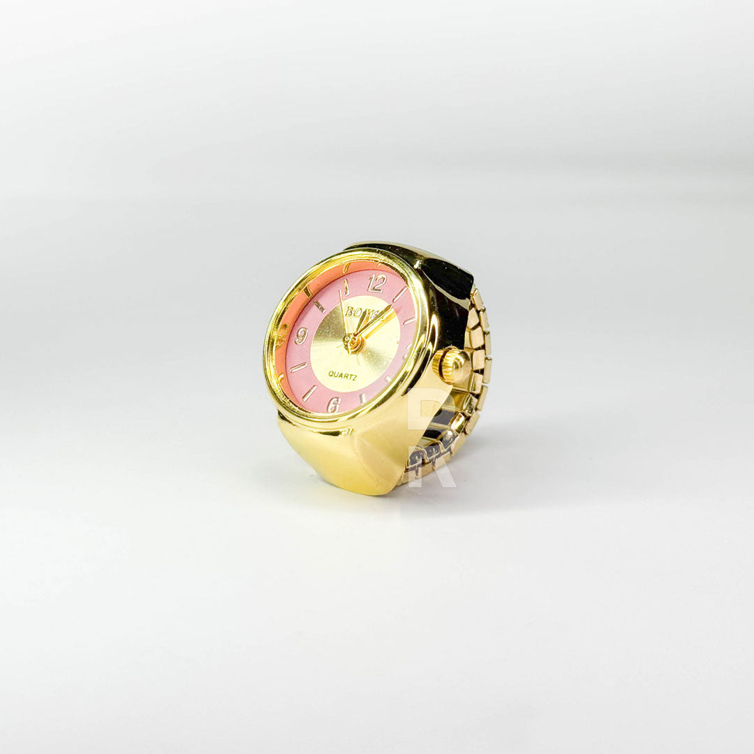 MIDNIGHT RING | GOLD PINK - Bozhirings