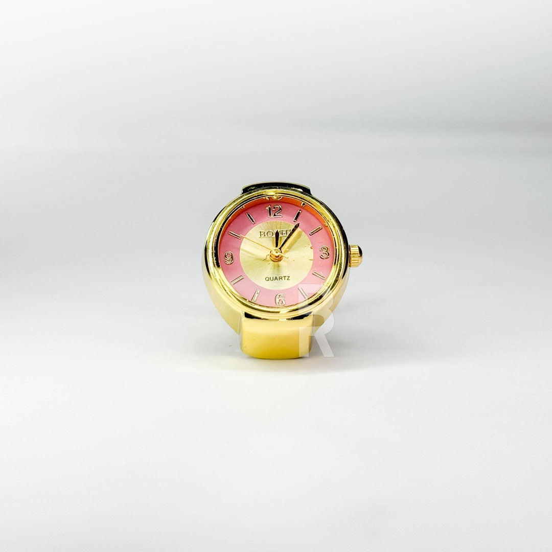 MIDNIGHT RING | GOLD PINK - Bozhirings