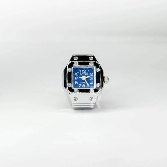 SANTOS RING | SILVER BLUE - Bozhirings