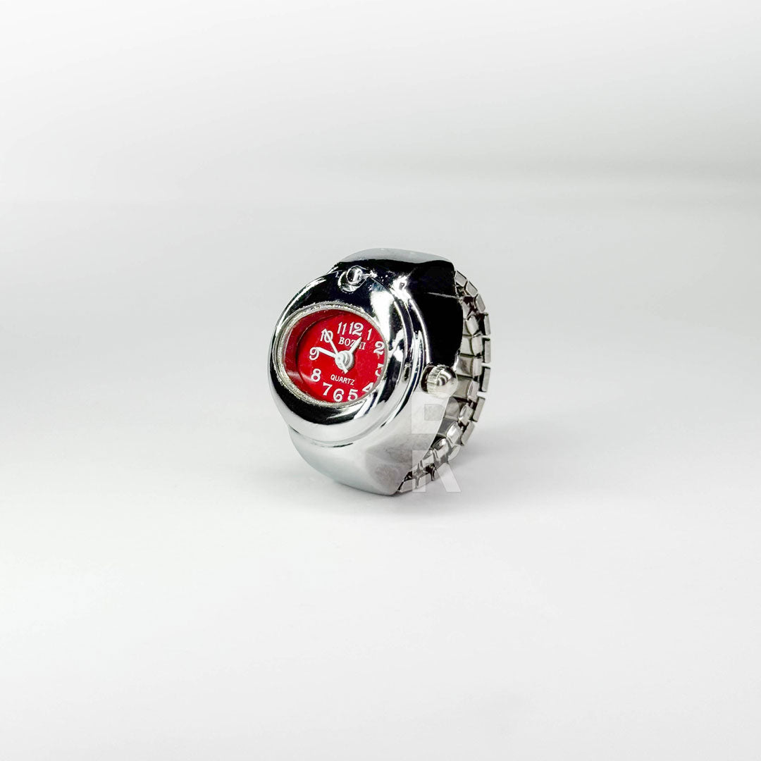 BARI RING | SILVER RED