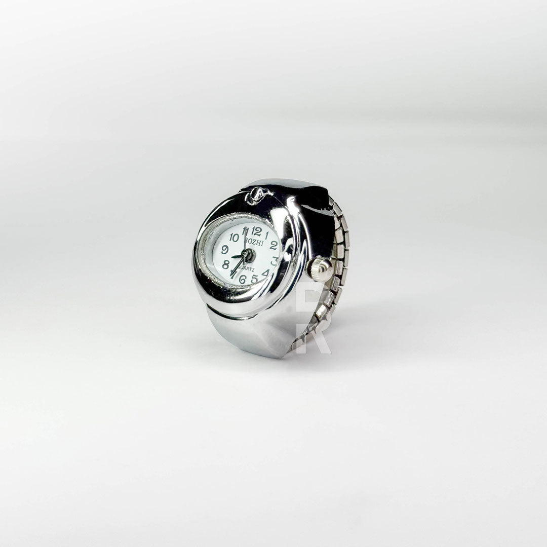 BARI RING | SILVER WHITE